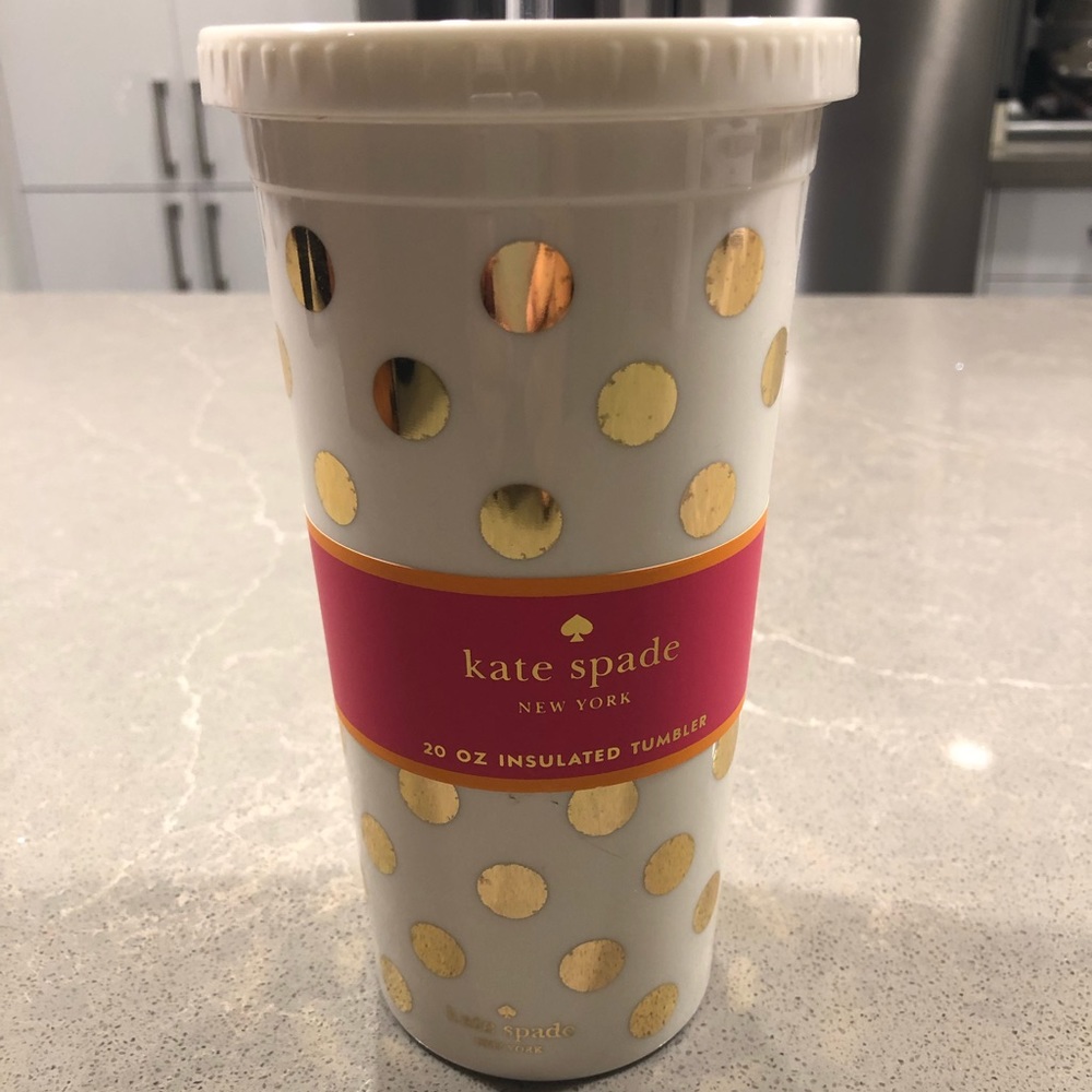 Kate Spade Cup with Straw